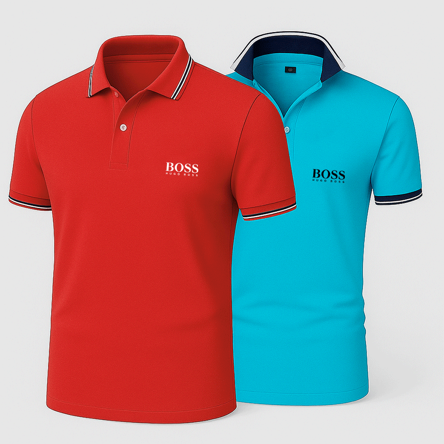 [2 Kaufen, 1 Bezahlen] 2er-Pack Premiere Polo-Shirts
