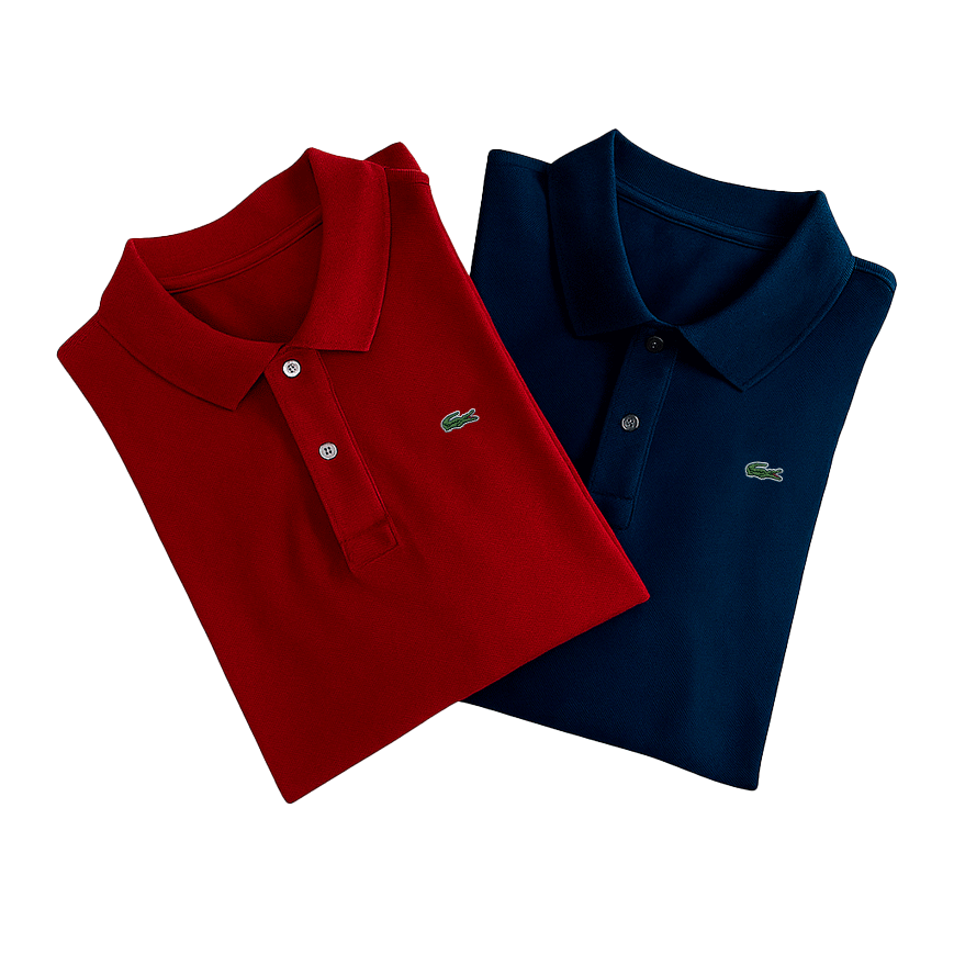 [2 NEHMEN, 1 BEZAHLEN] 2er-Set Premiere Polo-Shirts LCT