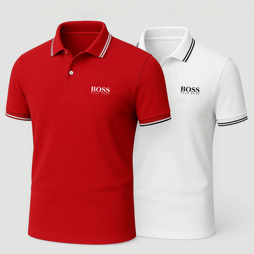 [2 Kaufen, 1 Bezahlen] 2er-Pack Premiere Polo-Shirts