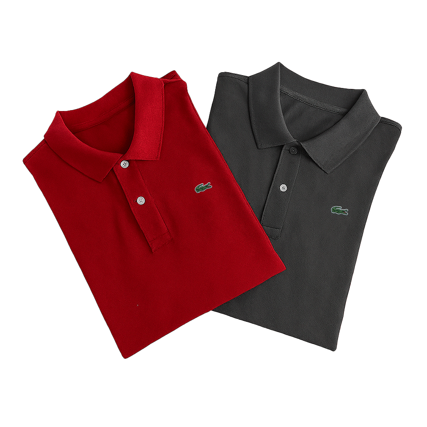 [2 NEHMEN, 1 BEZAHLEN] 2er-Set Premiere Polo-Shirts LCT